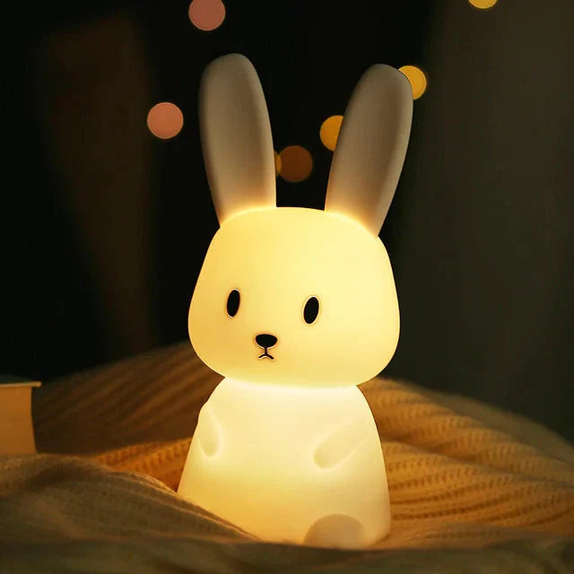 Touch-Controlled USB Charging Rabbit LED Night Light