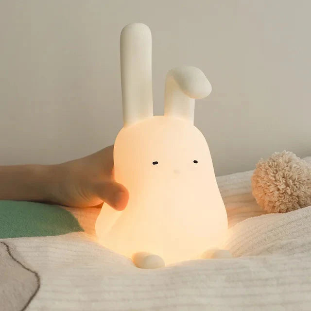 Touch-Controlled USB Charging Rabbit LED Night Light
