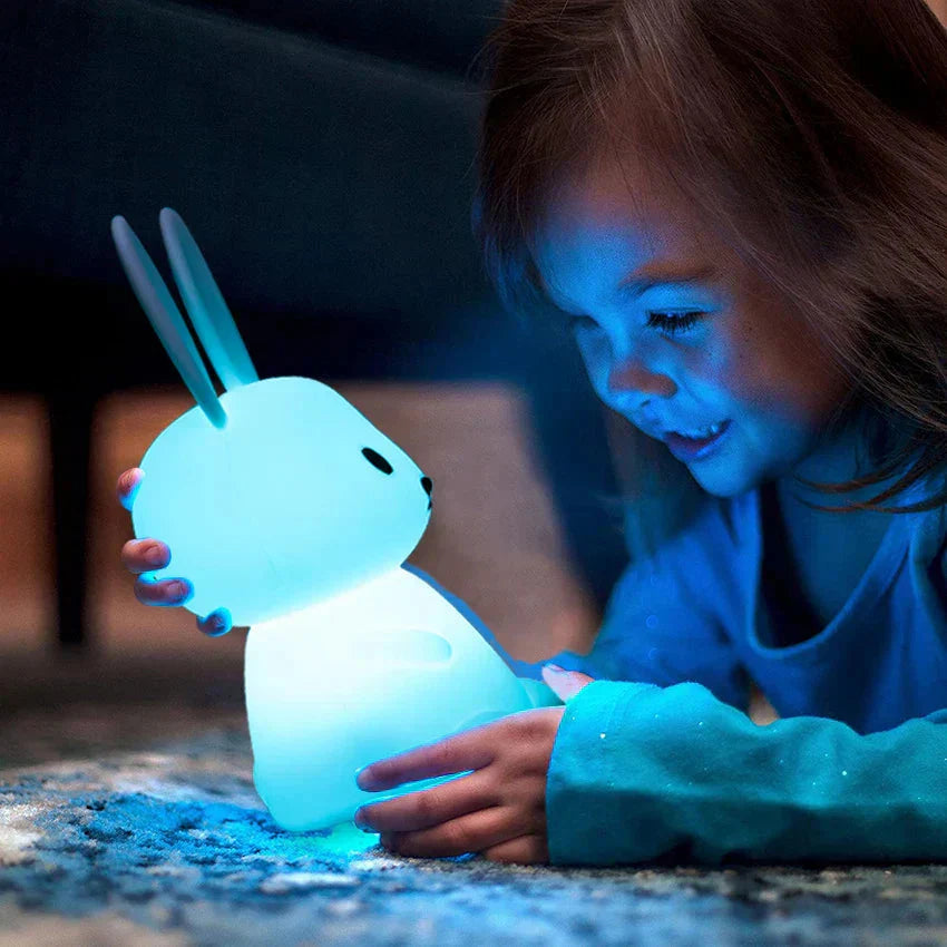 Touch-Controlled USB Charging Rabbit LED Night Light