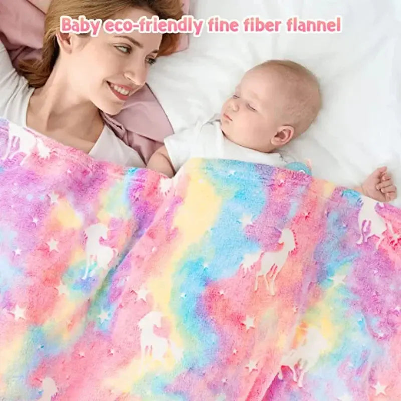 Unicorn Throw Blanket for a Cozy Glow
