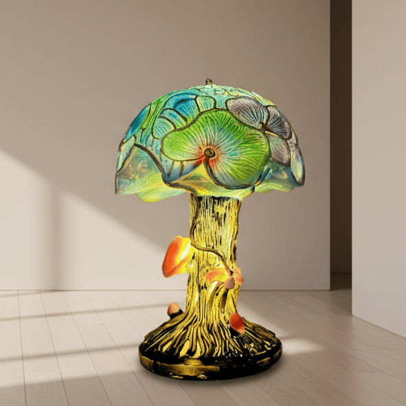 LunaGlow - Elegant Wireless Mosaic Lamp for Cozy Spaces