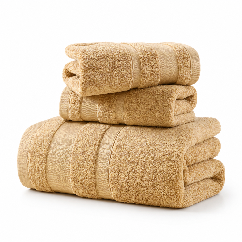 100% Cotton Plush Towel Set (Hand & Bath Sizes)