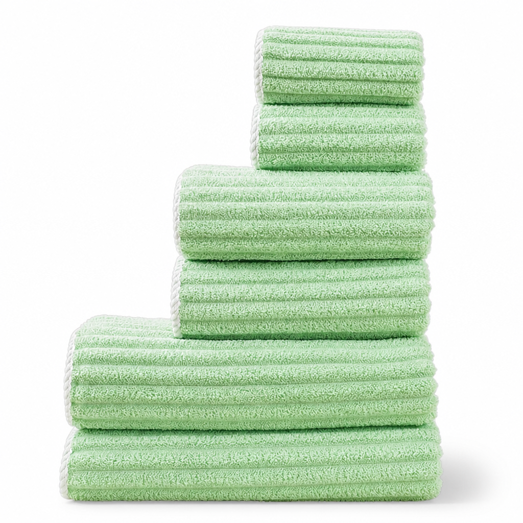 100% Cotton & Quick-Dry Terry Towel Set