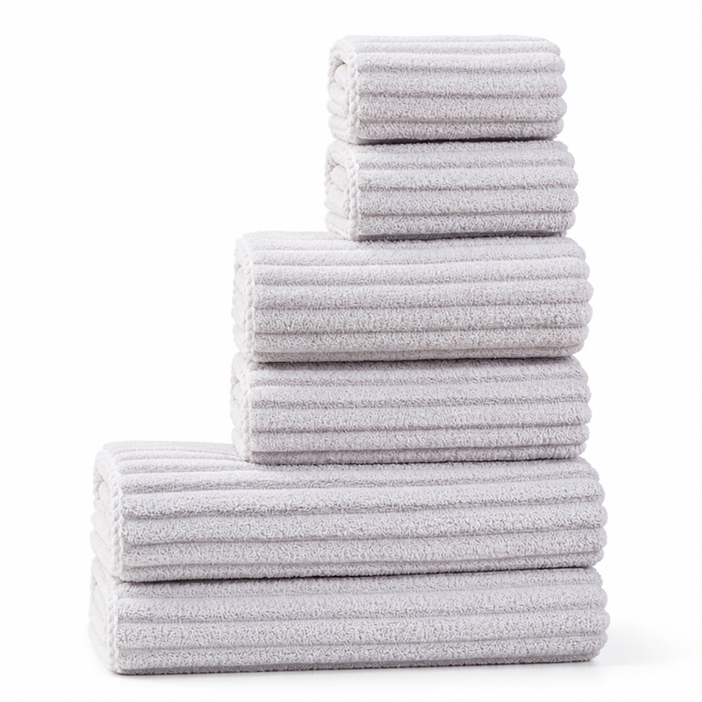 100% Cotton & Quick-Dry Terry Towel Set