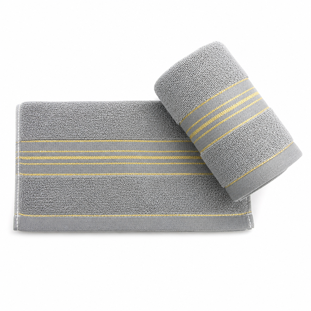 100% Cotton Striped Soft & Absorbent Bath Towel