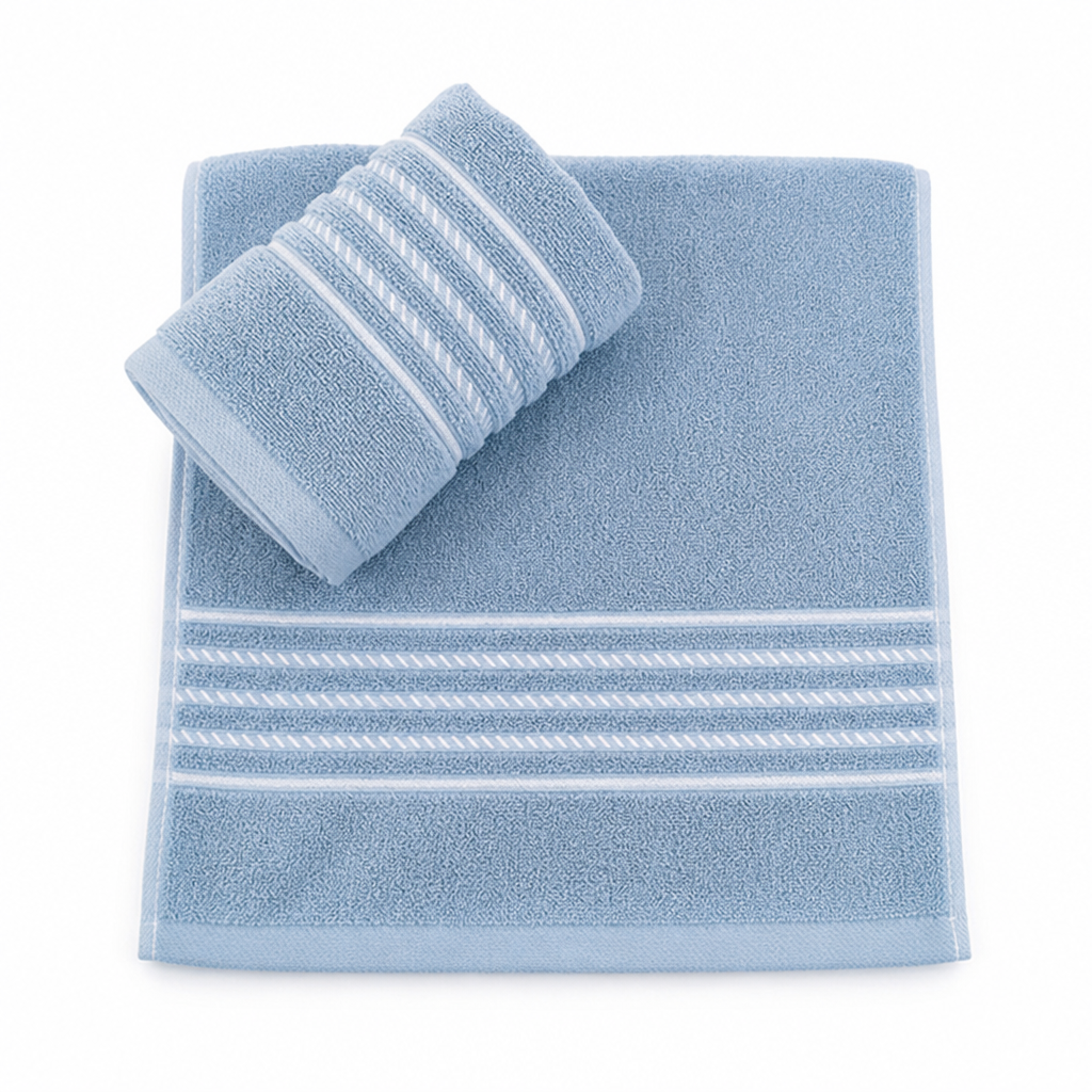 100% Cotton Striped Soft & Absorbent Bath Towel