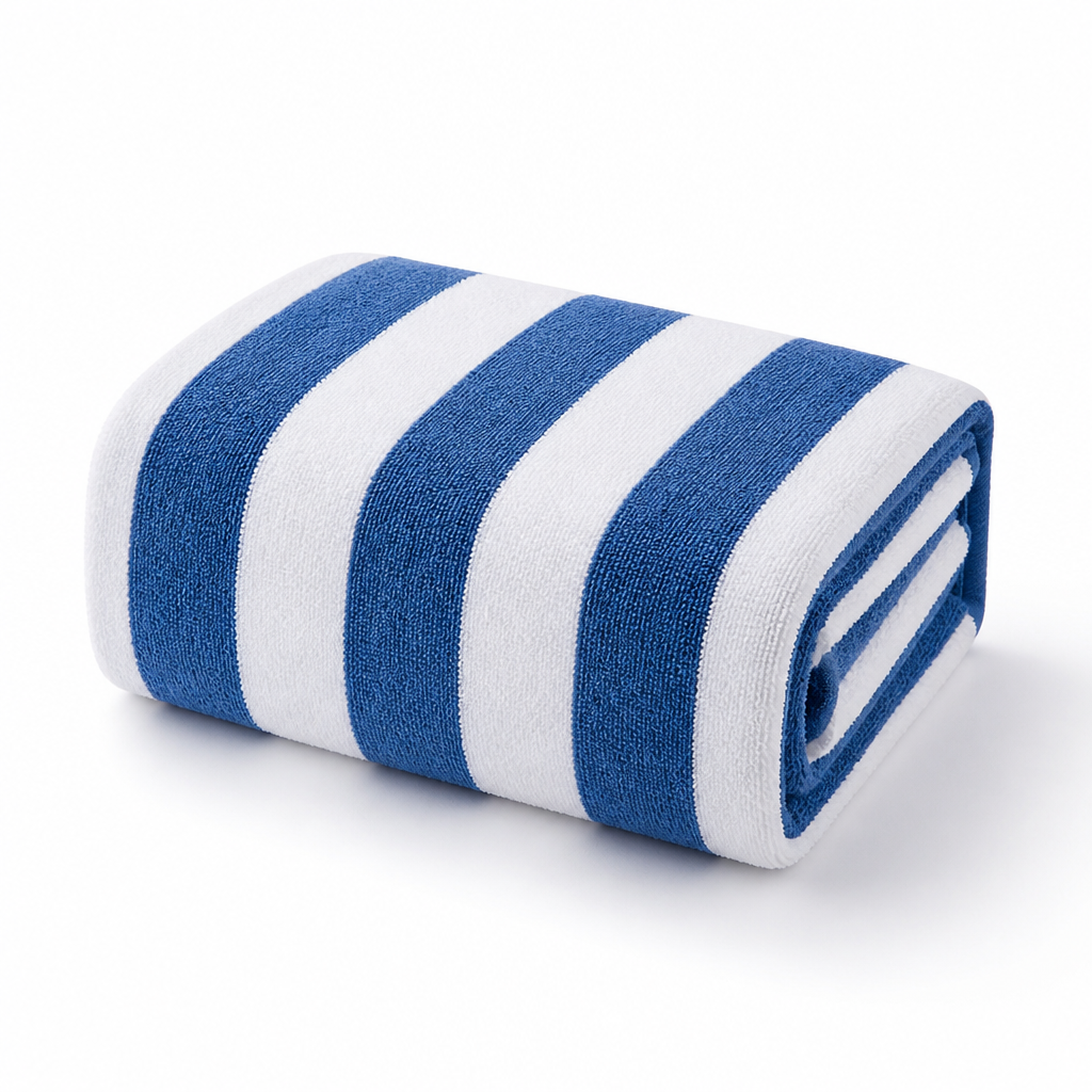 100% Cotton Striped Soft & Absorbent Bath Towel