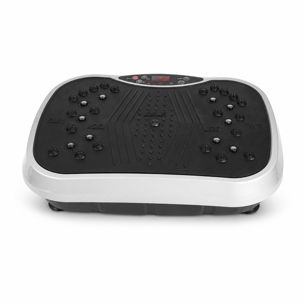 120-Speed Non-Slip Vibration Plate With Resistance Bands