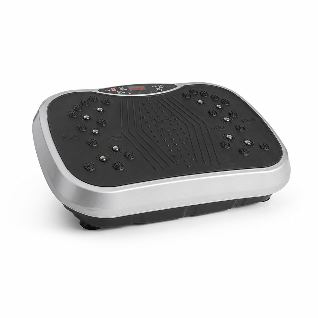120-Speed Non-Slip Vibration Plate With Resistance Bands