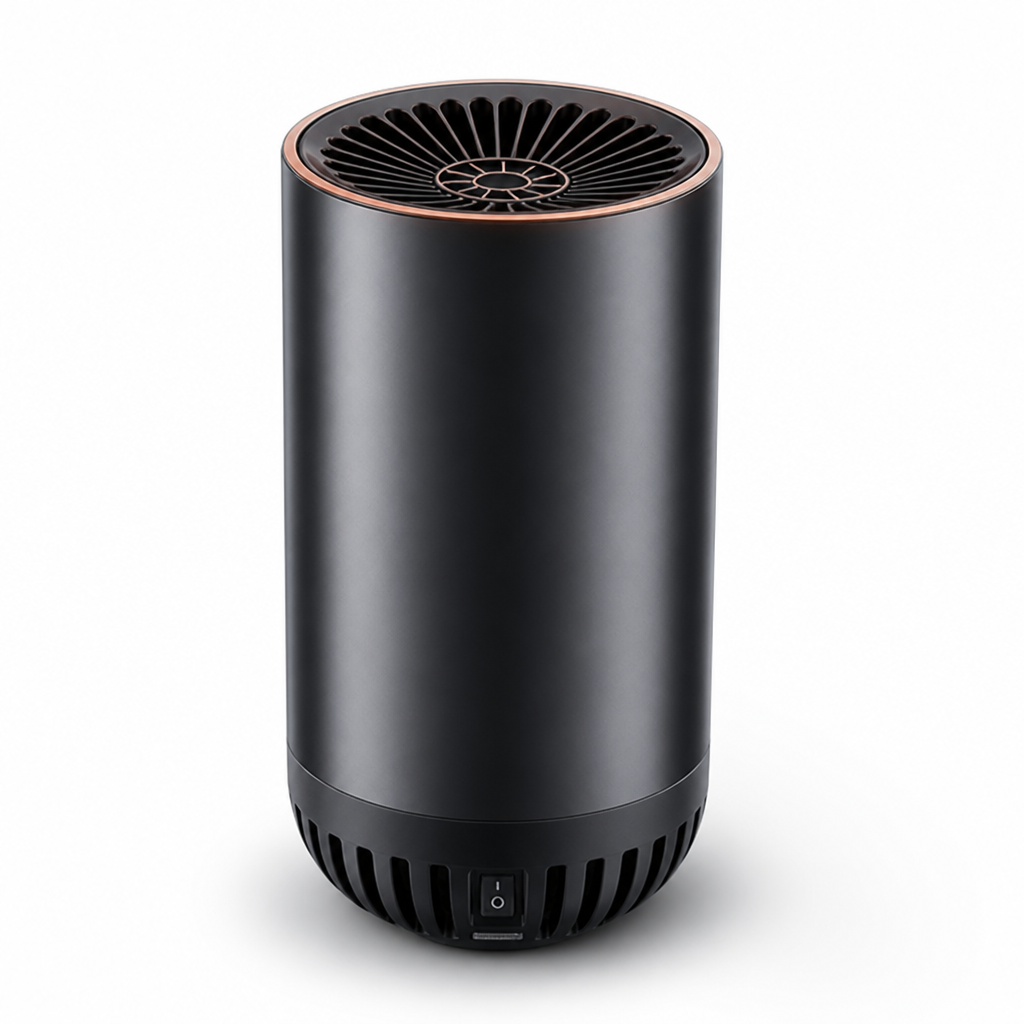 12V Fast-Heating 360° Rotating Car Heater (Cup-Holder Mount)