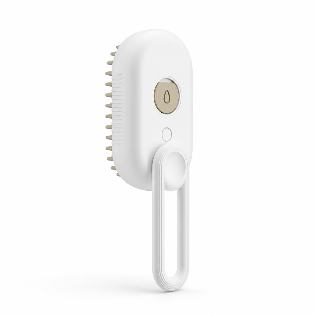 3-In-1 Steam Anti-Static Pet Brush (360° Rotating Handle)