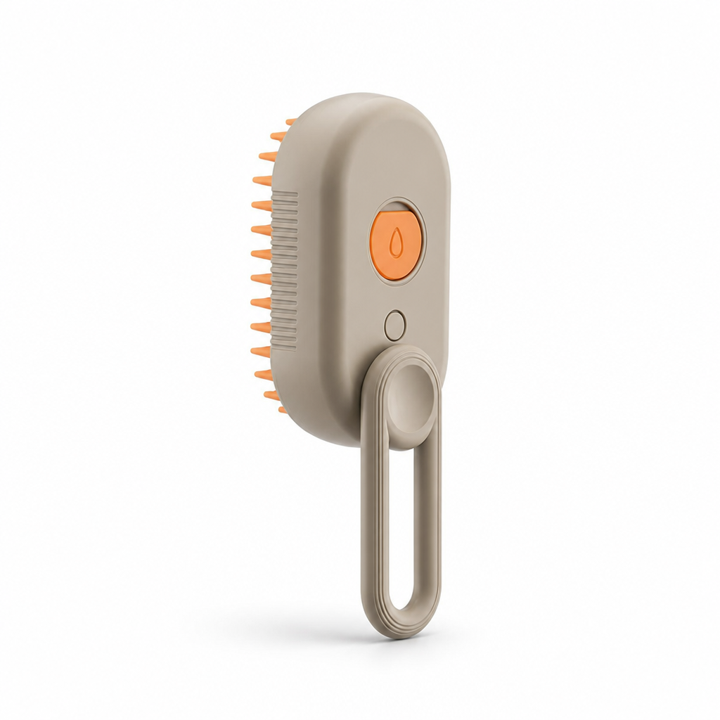 3-In-1 Steam Anti-Static Pet Brush (360° Rotating Handle)