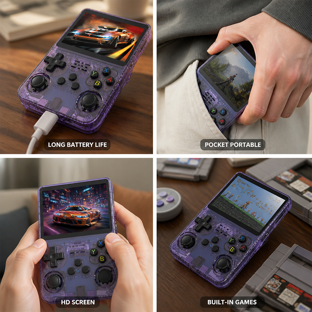 3.5-Inch HD Screen 64GB Handheld Game Console