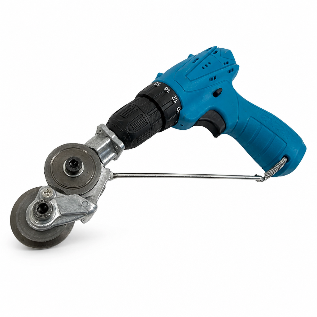 360° Double-Head Metal Drill Nibbler Attachment (Universal Fit)