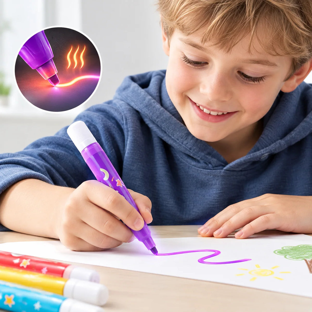 3D Paint Pens Heat-Activated Set of 6