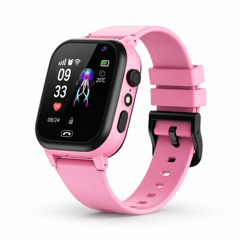 4G Real-Time GPS Kids Smartwatch (Video Calls & SOS)
