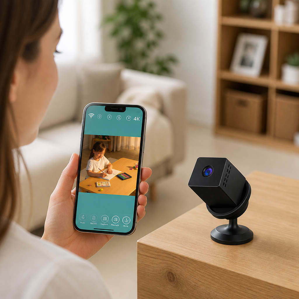 4K Ultra HD Night Vision Wireless Security Camera