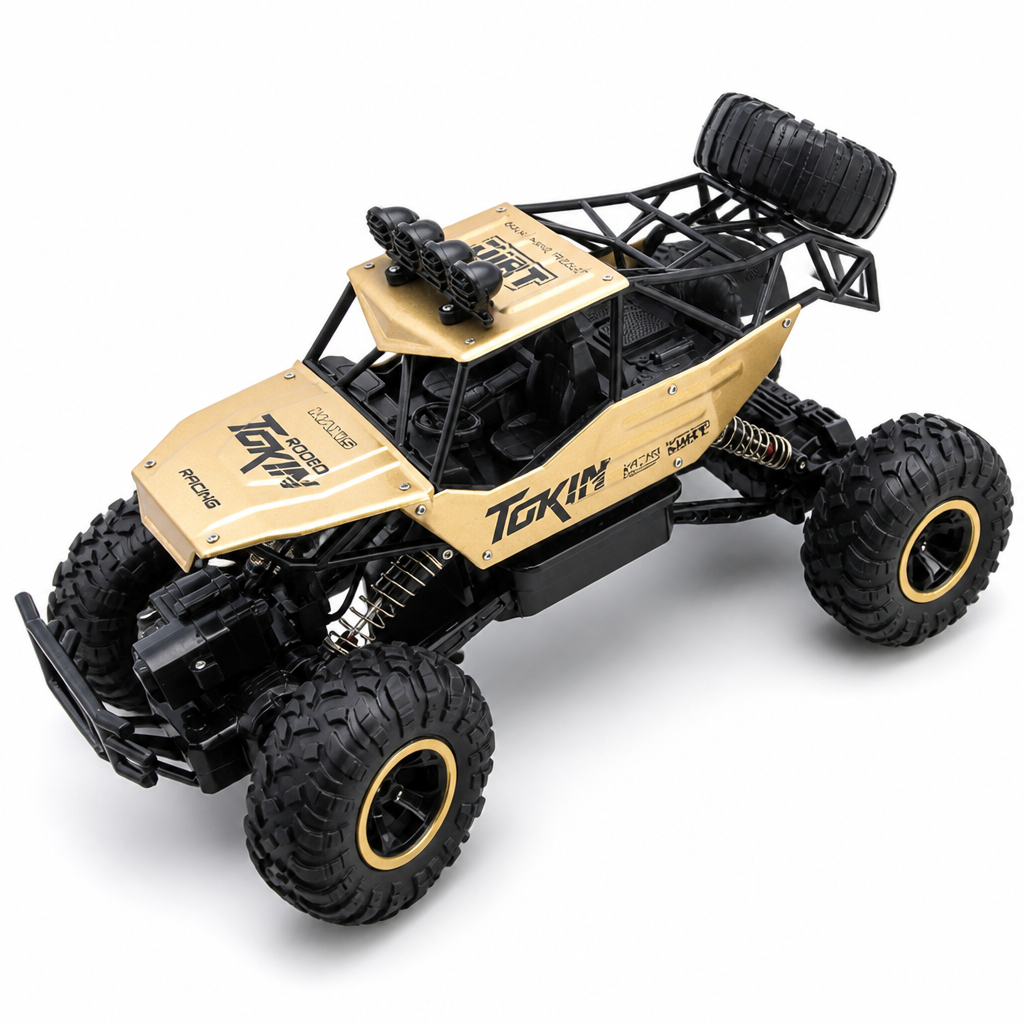 4WD Metal-Body Remote-Controlled Monster Truck