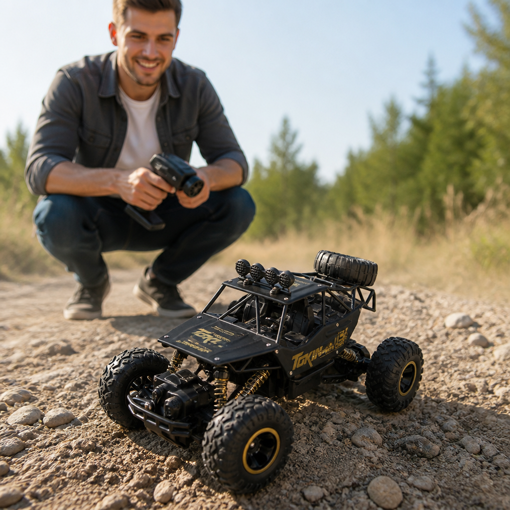 4x4 Shock-Resistant High-Speed RC Monster Truck