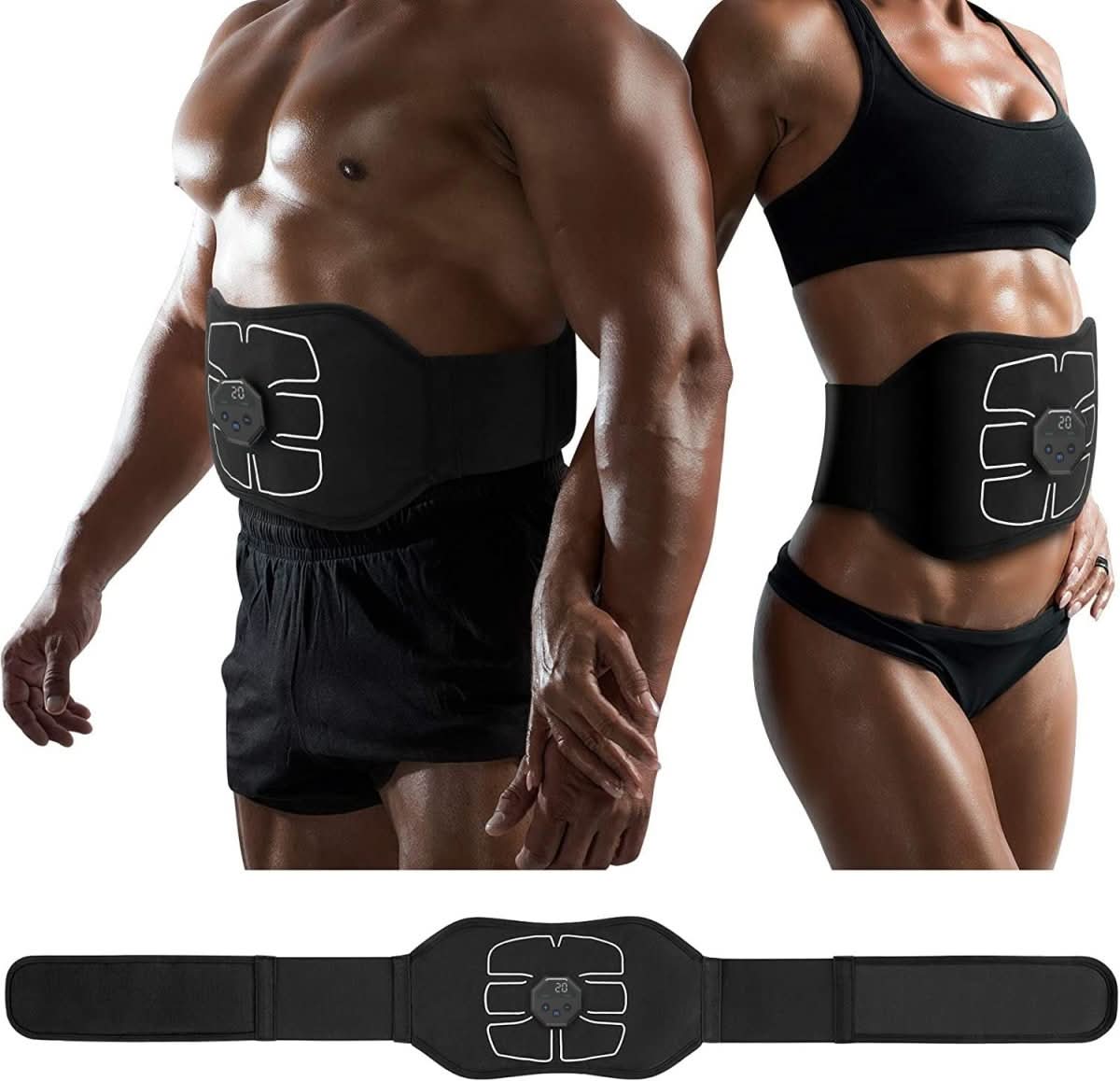 Ab Trainer EMS Stimulation Six Adjustable Modes USB Rechargeable