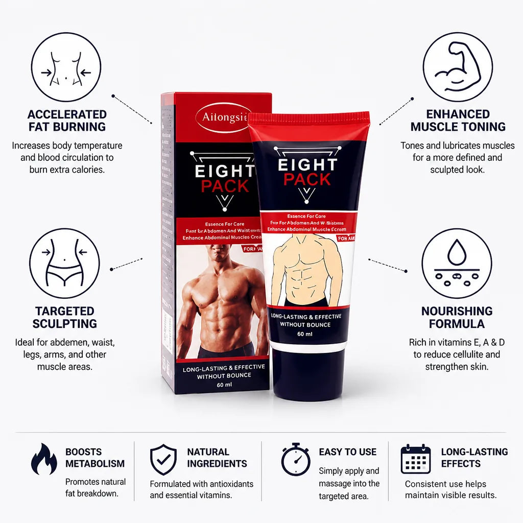 Abdominal Sculpting Cream Thermo Toning Vitamin E 60ml