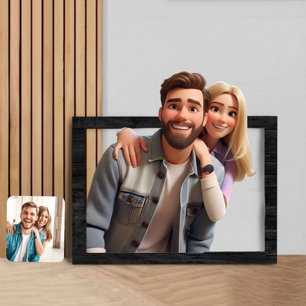 Acrylic Photo Frame 3D Layered Vivid Color