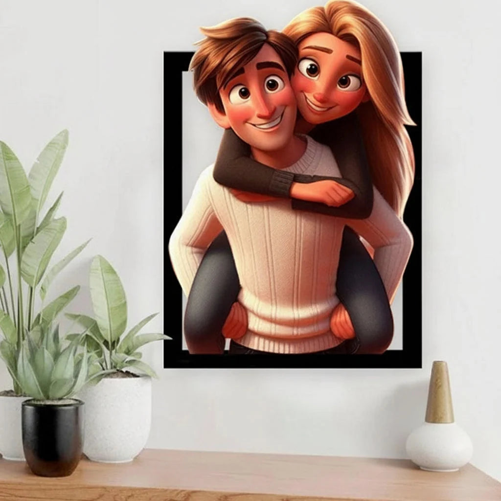 Acrylic Photo Frame 3D Layered Vivid Color