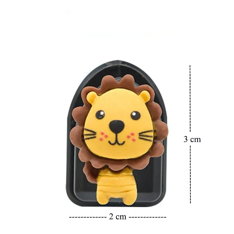 Adhesive Hooks Animal Design Set of 4 for Car & Home