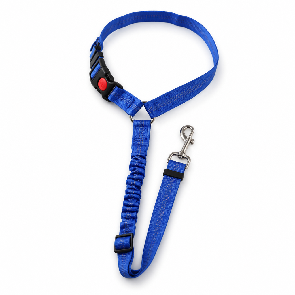 Adjustable & 360° Swivel Dog Car Seat Belt (Headrest Attachment)