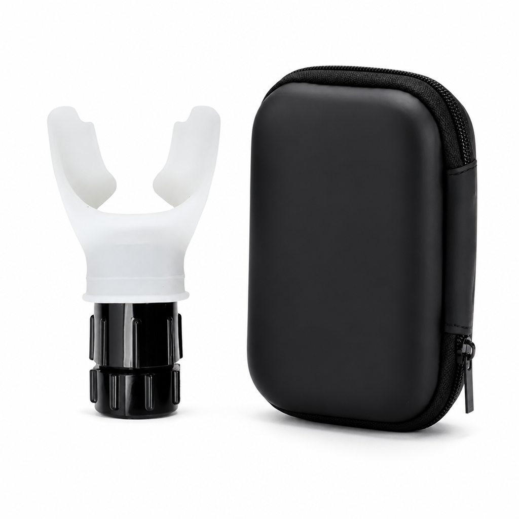 Adjustable Resistance Portable Breathing Trainer (Includes Storage Case)