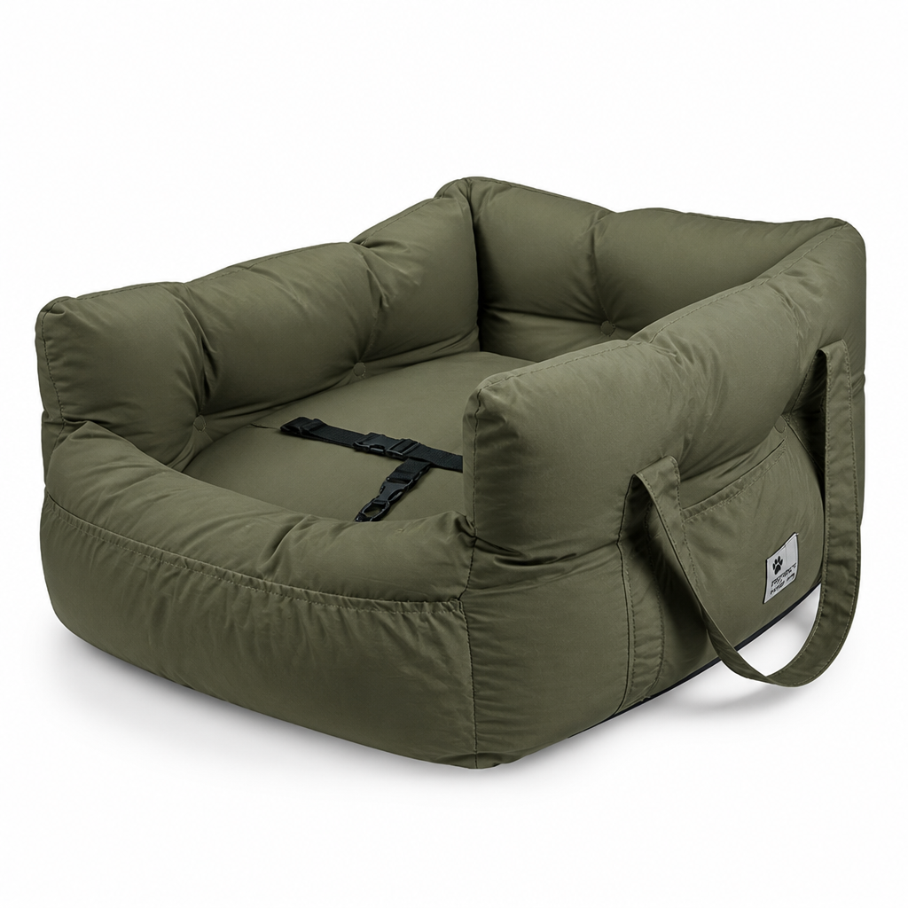 Adjustable Safety Harness Machine-Washable Dog Booster Seat
