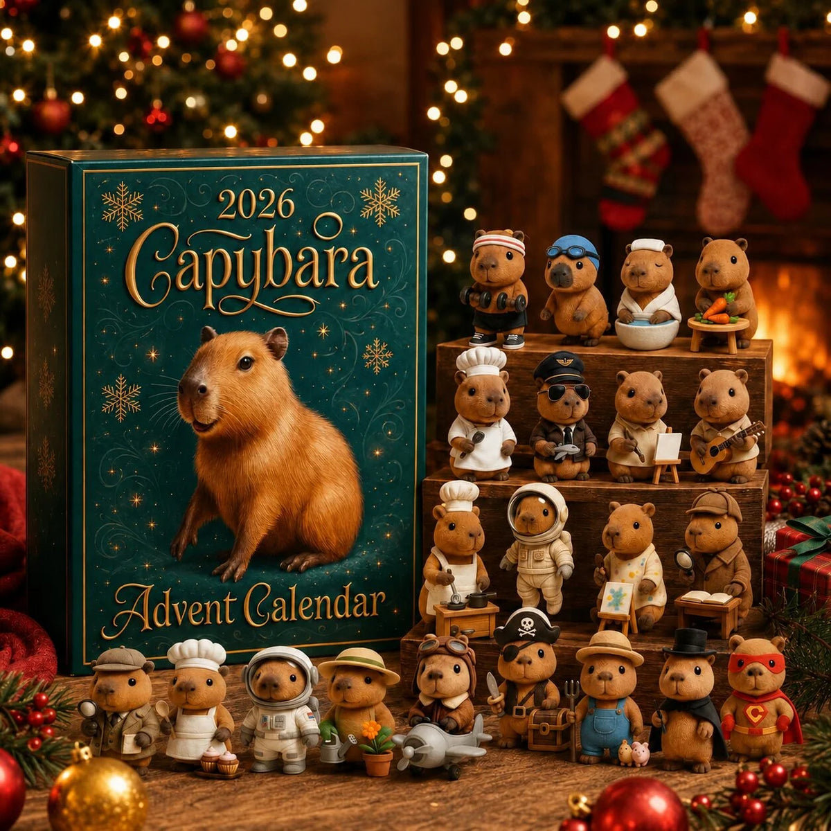 Advent Calendar 24 Capybara Surprises