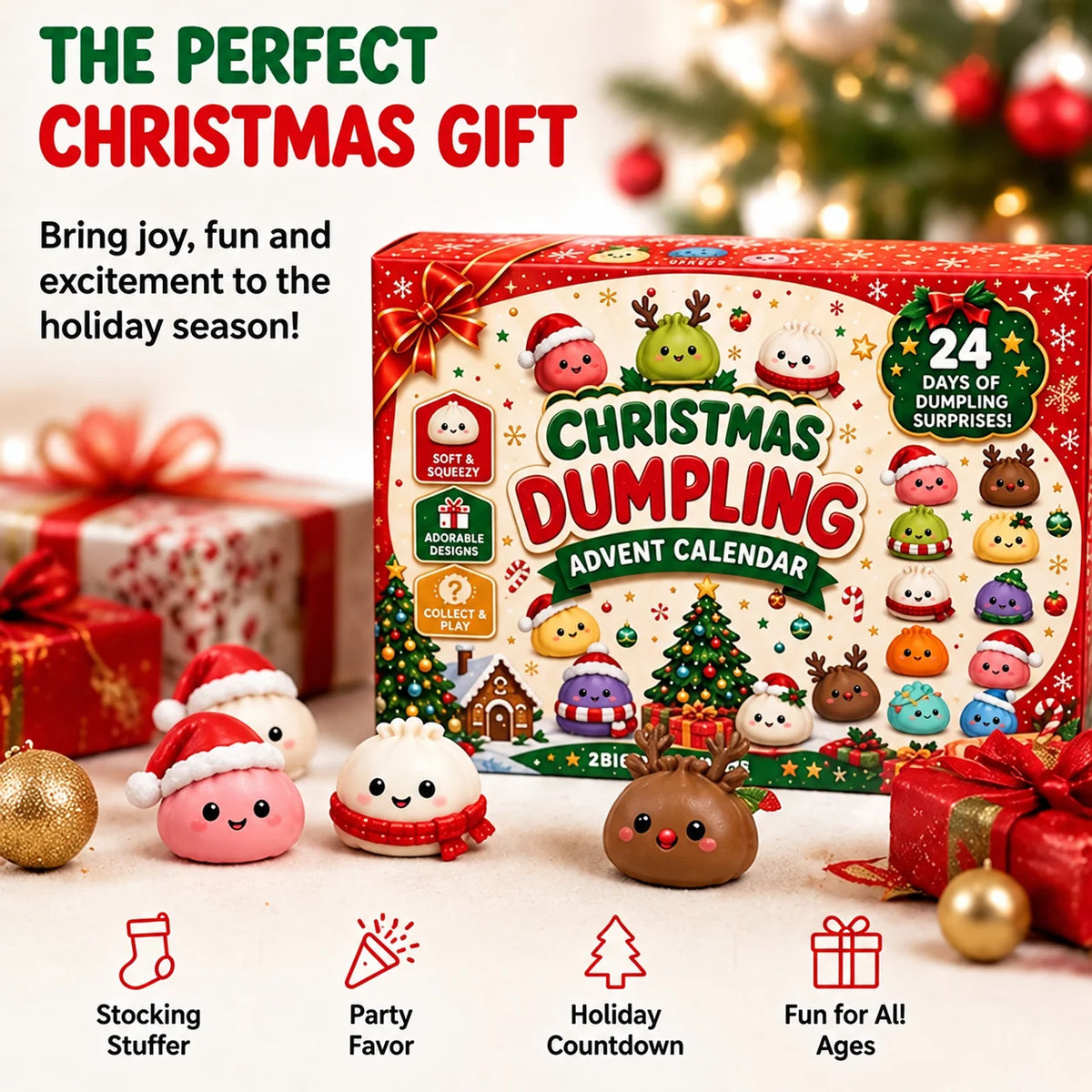 Advent Calendar 24 Days With Squishy Toys