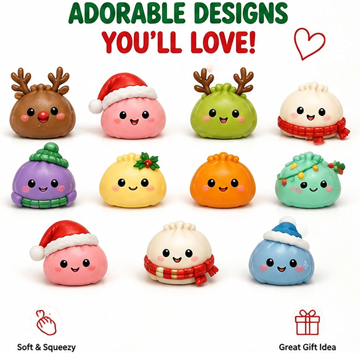 Advent Calendar 24 Days With Squishy Toys