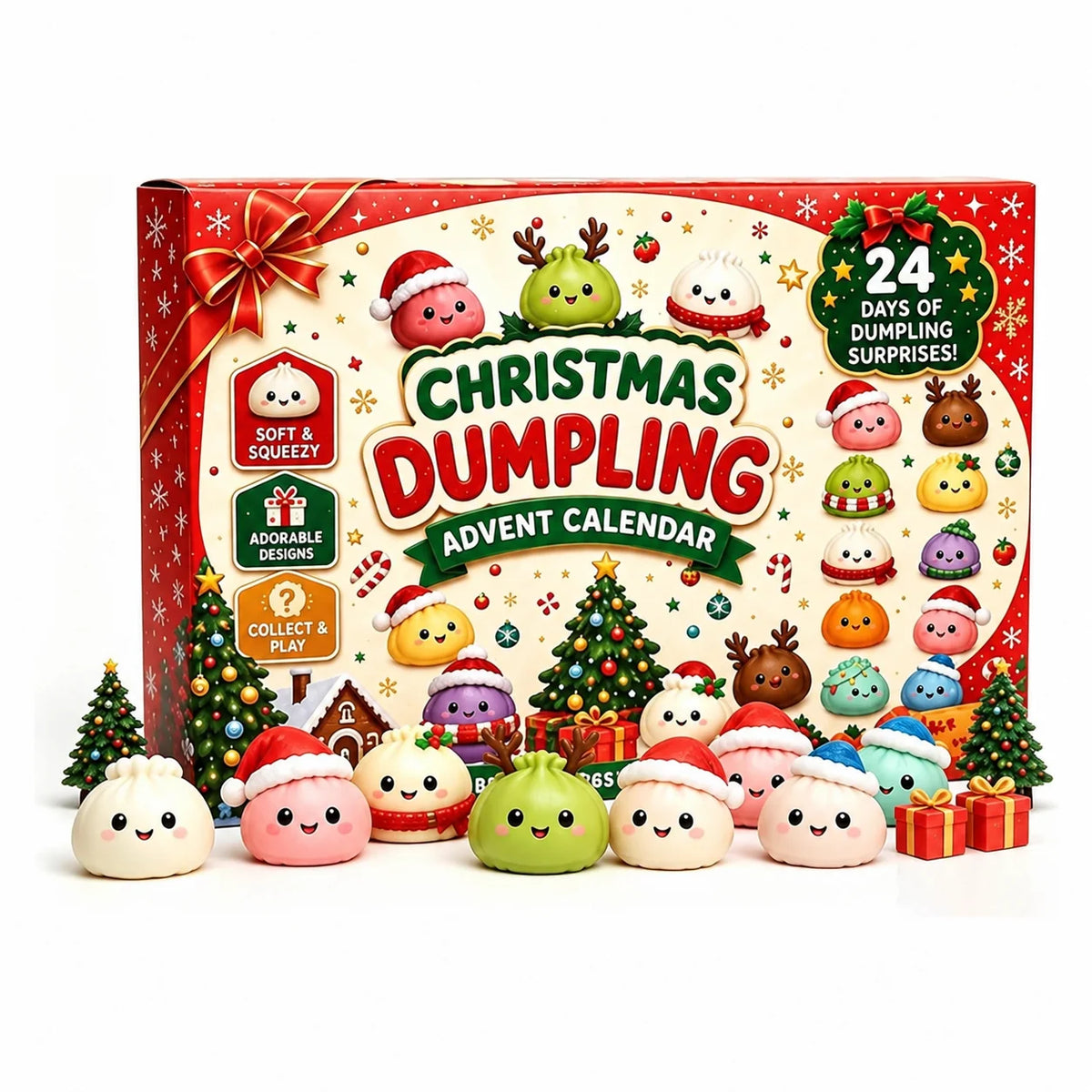 Advent Calendar 24 Days With Squishy Toys