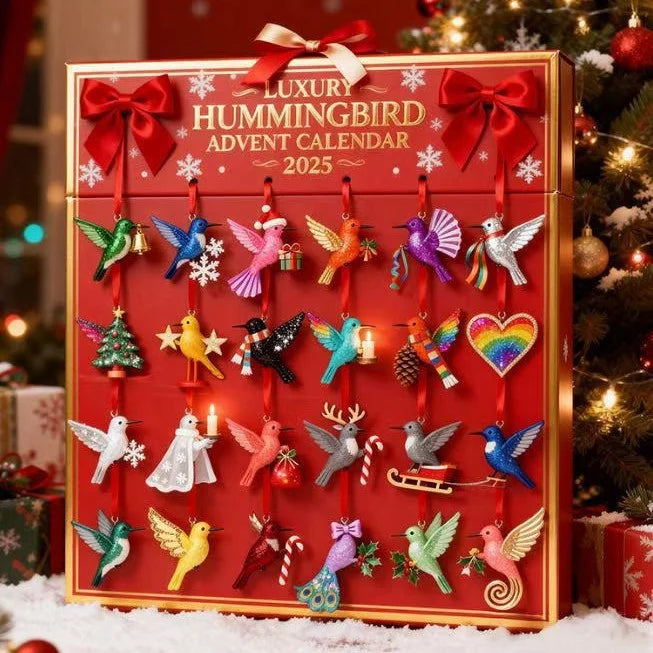 Advent Calendar Acrylic Christmas Ornaments Set of 24