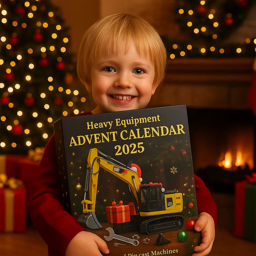 Advent Calendar Construction Vehicles 24 Die-Cast Models