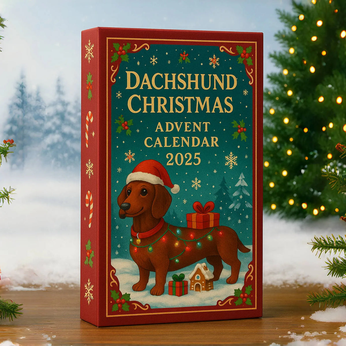 Advent Calendar Dachshund Figures 24 Daily Surprises