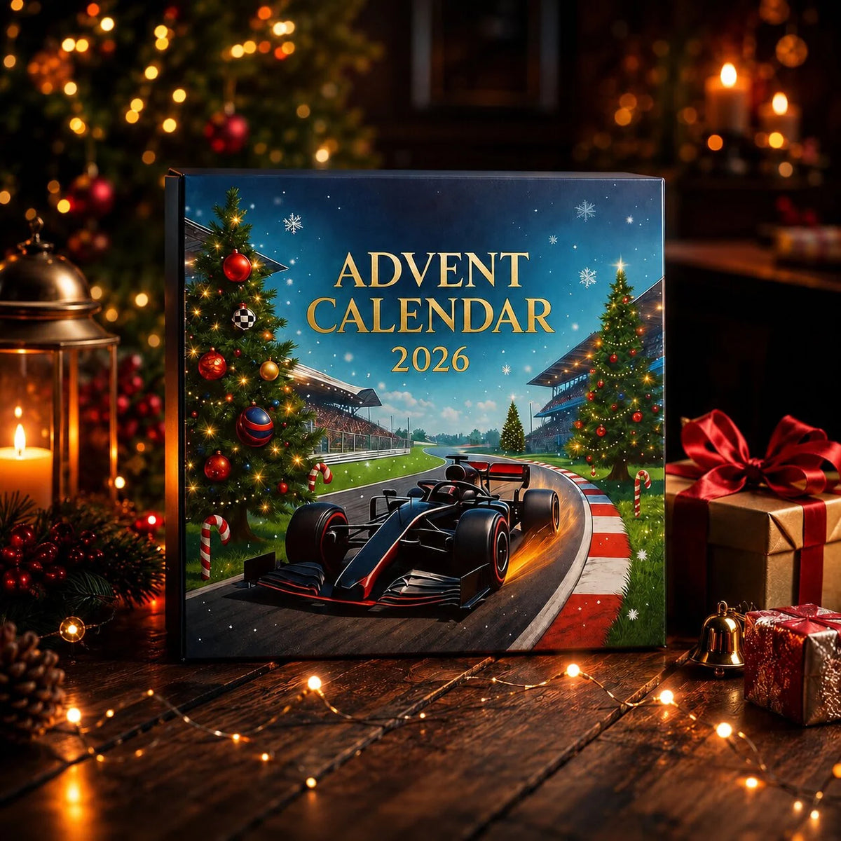 Advent Calendar Race Car Designs 24-Day Countdown