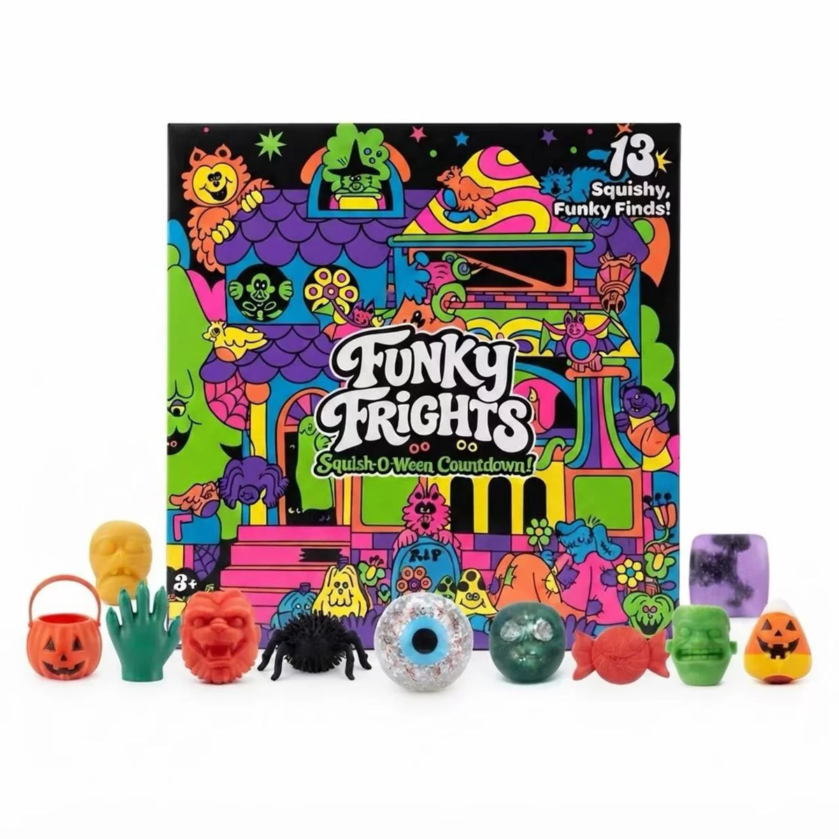 Advent Calendar Resin Toy Set for Christmas Countdown