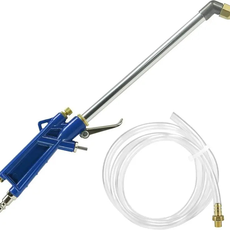 Air Blow Gun Pivoting 45-Degree Nozzle & Quick-Connect Hose