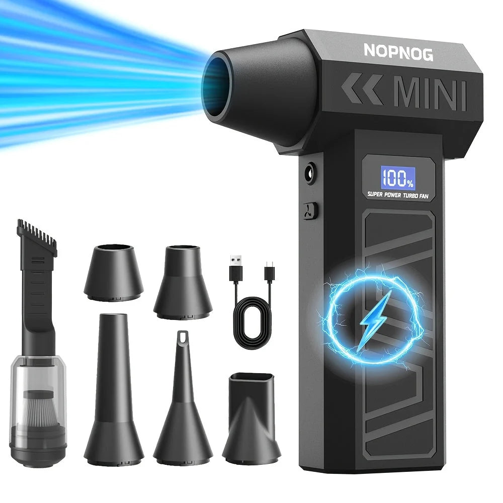 Air Blower & Vacuum 2-In-1 Brushless USB-C Rechargeable