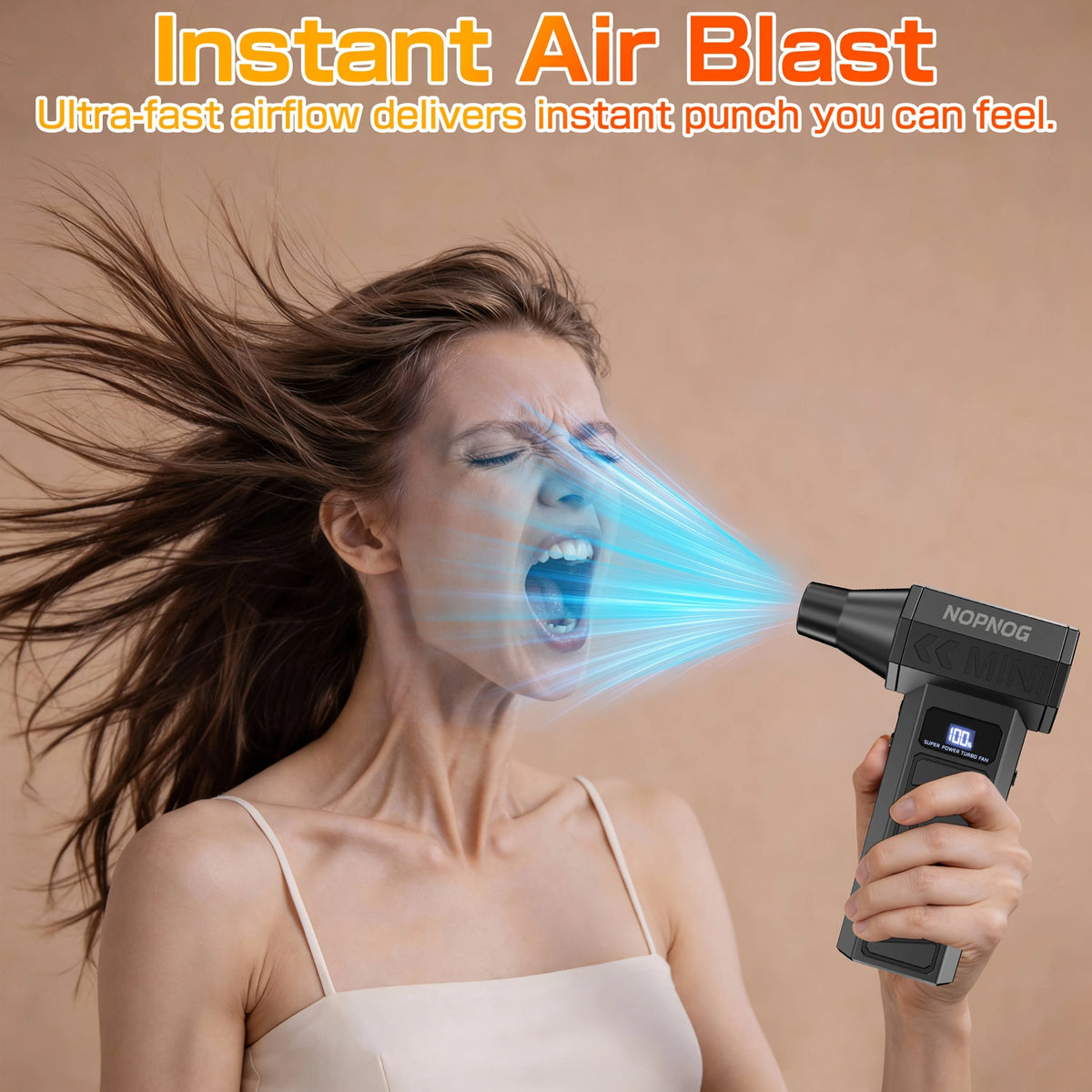 Air Blower & Vacuum 2-In-1 Brushless USB-C Rechargeable