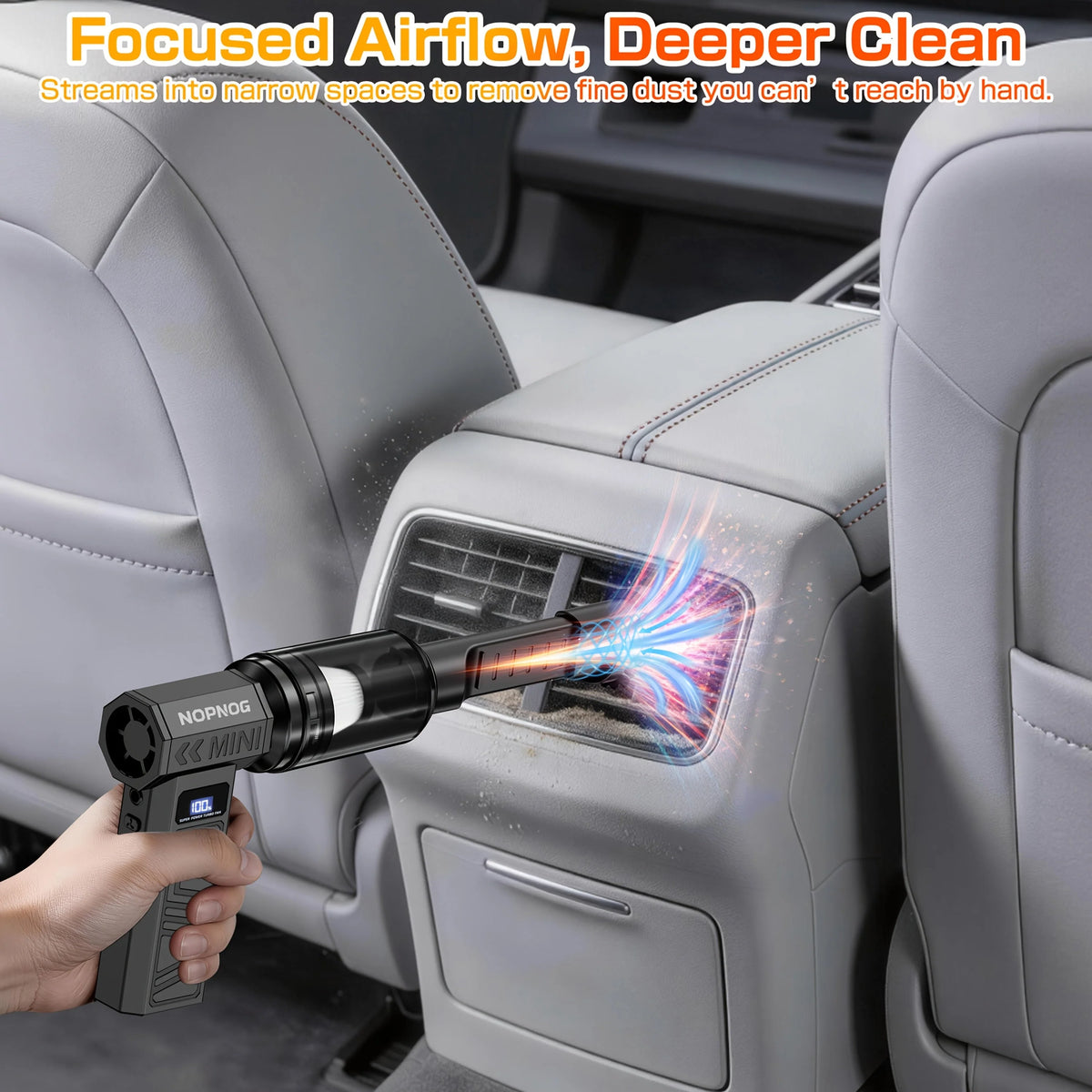Air Blower & Vacuum 2-In-1 Brushless USB-C Rechargeable