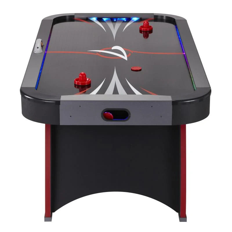 Air Hockey Table LED Playfield Includes Pucks & Pushers