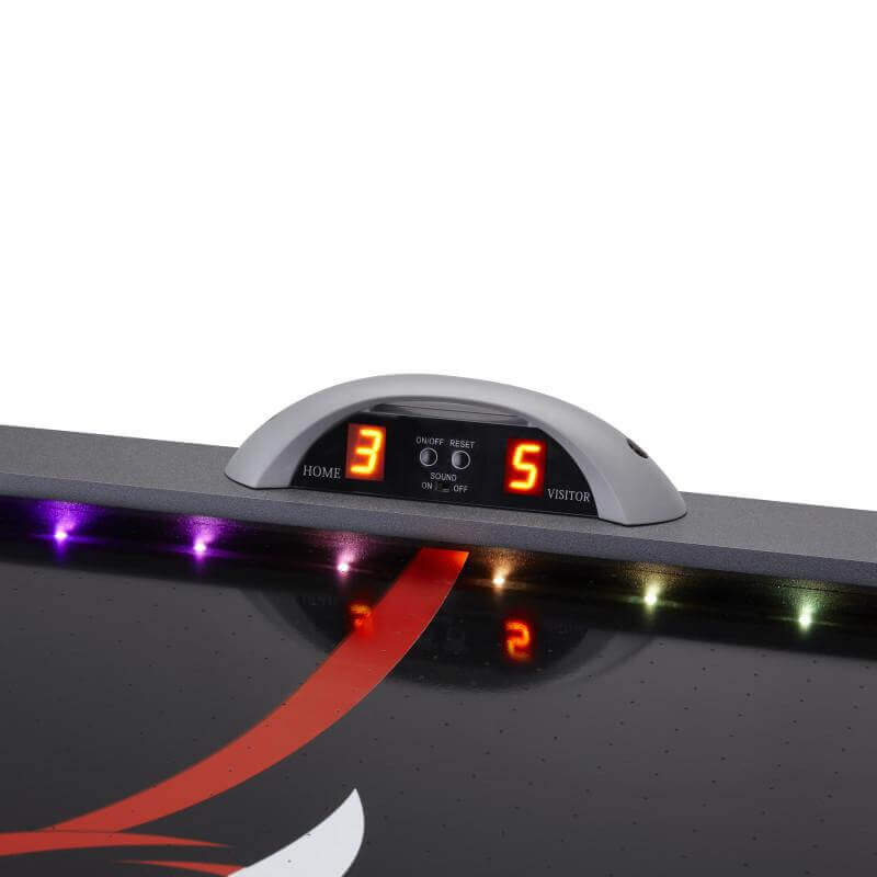 Air Hockey Table LED Playfield Includes Pucks & Pushers