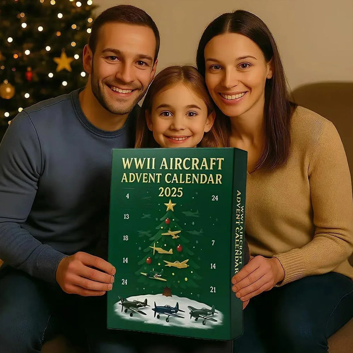 Aircraft Advent Calendar WWII Miniature Collection 24-Day Set