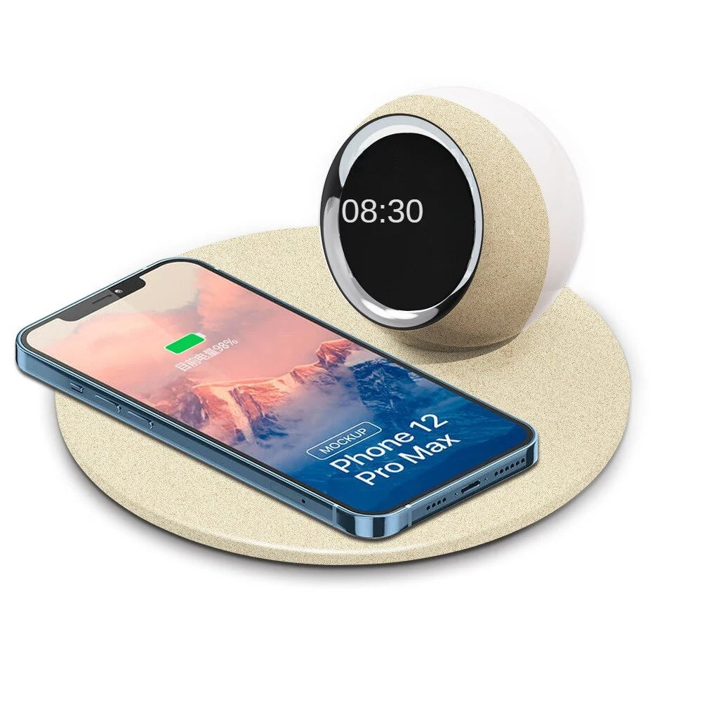 Alarm Clock Wireless Charging LED Light