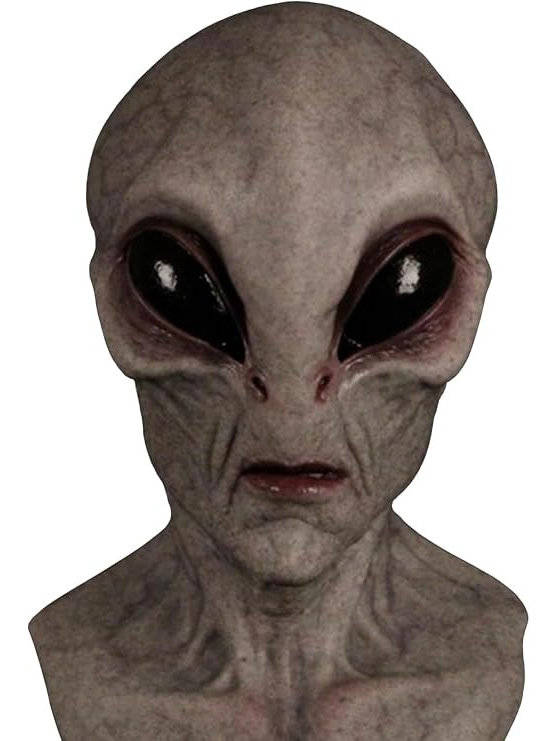 Alien Mask Full Head Latex Breathable
