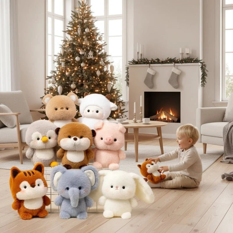 Animal Plush Toy Soft Short Plush 6.3 Inch Cuddly Companion
